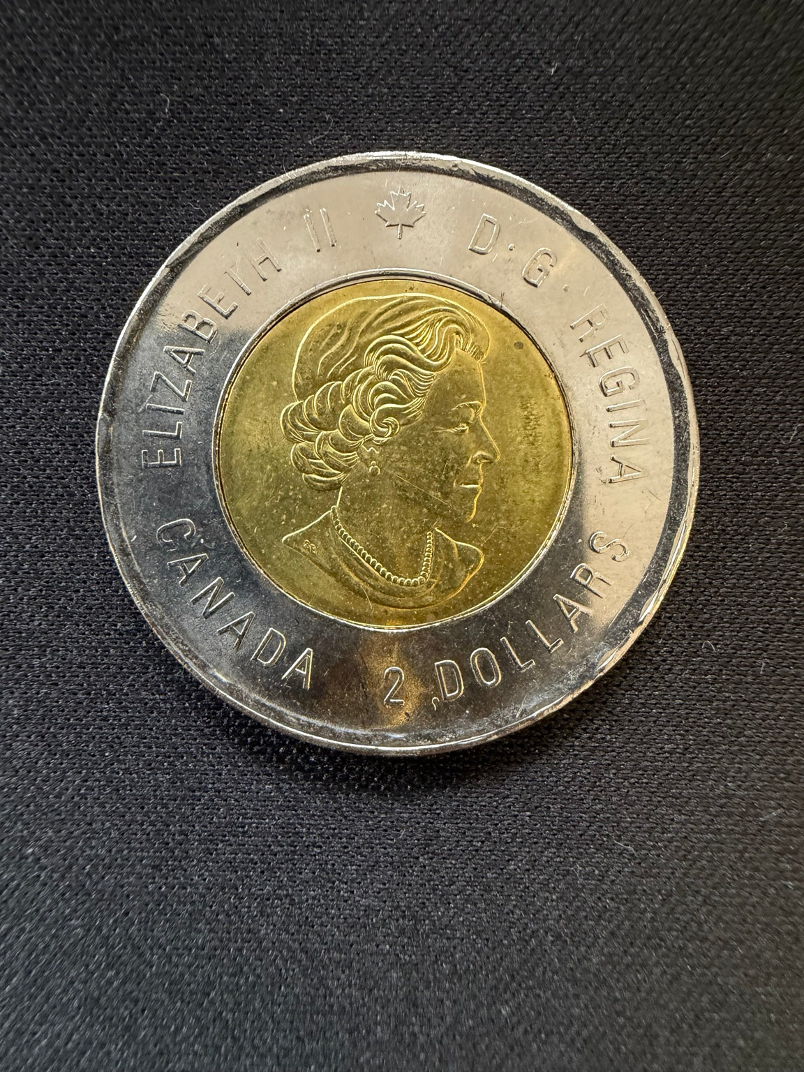 2015 In Flanders Fields toonie obverse, representative circulated coin