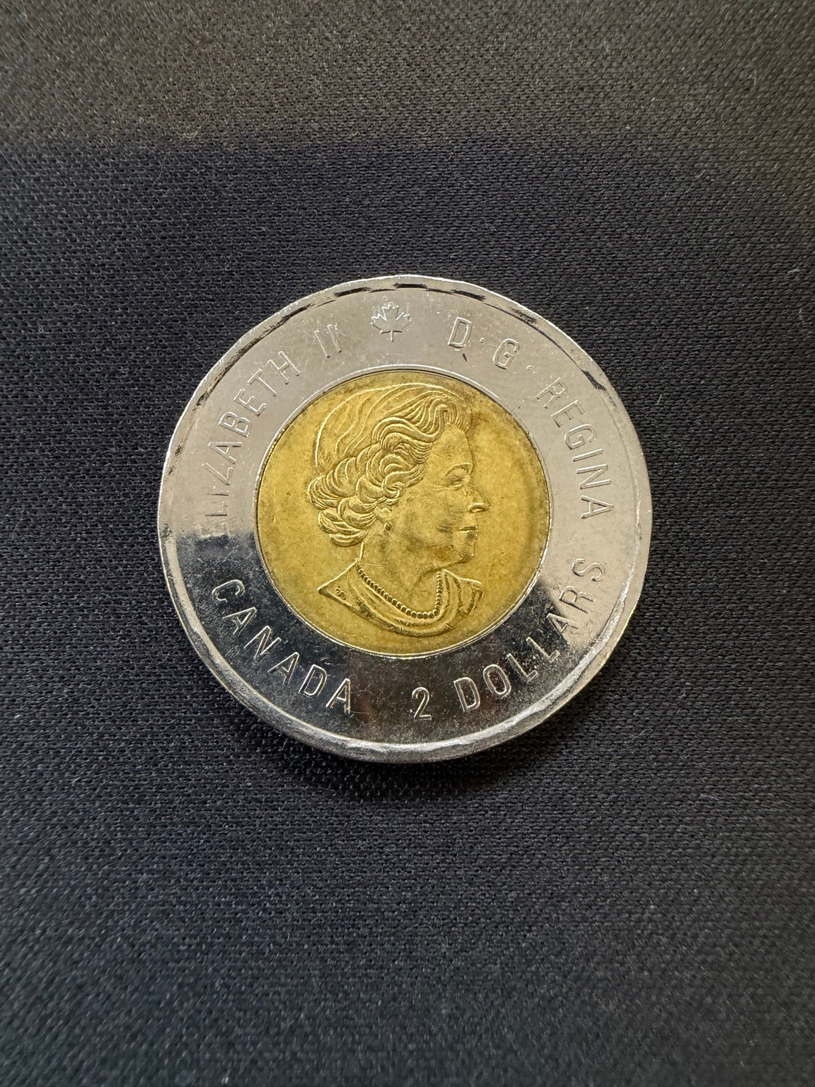 2017 Vimy Ridge toonie obverse, representative circulated coin